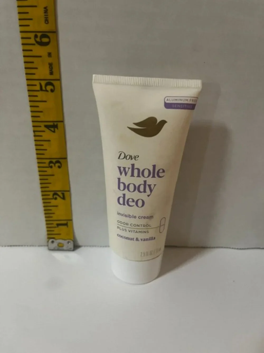 Dove Whole Body pH Balancing Cream Deodorant Coconut & Vanilla 2.5oz